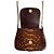 Gucci Blondie Mini Bolsa de Couro Exótico com Aba Bege x Marrom - vista 13