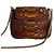 Gucci Blondie Mini Bolsa de Couro Exótico com Aba Bege x Marrom - vista 5