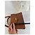 Vintage Courreges 2Way Lederhandtasche braun - Ansicht 10