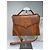 Vintage Courreges 2Way Lederhandtasche braun - Ansicht 9