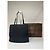 Bolsa de mão em lona e couro monograma Gucci vintage preta Preto - vista 2
