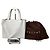 Céline Vintage Celine Paris 2Way Lederhandtasche Weiß