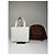 Céline Vintage Celine Paris 2Way Lederhandtasche Weiß - Ansicht 2