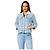 Levi's Damen Typ 3 Sherpa gefütterte blaue Denim Standard Trucker Jeansjacke - Ansicht 10