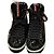 Schwarze High-Top-Sneaker aus Lackleder von Prada - Ansicht 2