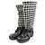 Timeless Stivali Chanel G28024 Nero Beige - vista 3
