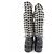 Timeless Stivali Chanel G28024 Nero Beige - vista 5