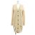 Cardigan largo de cachemira Hermès Beige