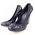 Timeless Pumps Chanel G26185 Blu Blu navy - vista 3