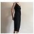 Sybilla Jackytex Kleid Schwarz Viscose - Ansicht 3