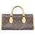 Borsa a mano Monogram Popincourt Louis Vuitton Marrone