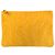 Bolso de mano de lona amarilla Fendi FF Vertigo Amarillo