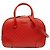 Borsa a tracolla in pelle lucida rossa Diamante Gucci Rosso