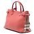 Burberry Pink Medium Leder und House Check Canvas Banner Satchel - Ansicht 2
