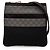 LOEWE Borsa a tracolla in tela nera con anagramma Nero