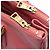 Borsa Prada Galleria Double Zip in Saffiano Lux rosa medio - Ansicht 6
