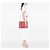 Borsa Prada Galleria Double Zip in Saffiano Lux rosa medio - Ansicht 7