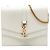 Cruzada Sulpice de cuero blanco mediano con monograma Saint Laurent