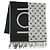 Stola in cashmere nero Monogram Louis Vuitton