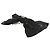 Fermaglio in nastro Coco Mark di Chanel in nero - vista 2