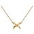 Pendente collana in nastro placcato oro Fendi D'oro