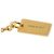 Pendente collana in nastro placcato oro Fendi D'oro - vista 5