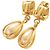 Vintage Coco Mark Gold Clip Ohrringe von Chanel Golden - Ansicht 5