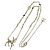 Collana in strass placcata oro Chanel D'oro - vista 4