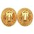Vintage Chanel Gold Clip Ohrringe Golden - Ansicht 2