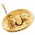 Vintage Chanel Gold Clip Ohrringe Golden - Ansicht 4
