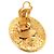 Vintage Chanel Gold Clip Ohrringe Golden - Ansicht 5