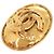 Vintage Chanel Gold Clip Ohrringe Golden - Ansicht 9