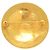 Timeless Spilla Vintage Chanel Coco Mark in Oro D'oro - vista 2