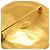 Timeless Spilla Vintage Chanel Coco Mark in Oro D'oro - vista 3