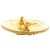 Timeless Spilla Vintage Chanel Coco Mark in Oro D'oro - vista 5