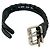 Bracciale in pelle Bottega Veneta Nero - vista 4