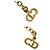 Collana con motivo a cuore logo Christian Dior D'oro Metallico - vista 3