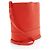 Borsa a secchiello in pelle nappa Bottega Veneta Rosso - vista 2