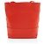Borsa a secchiello in pelle nappa Bottega Veneta Rosso - vista 3