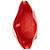 Borsa a secchiello in pelle nappa Bottega Veneta Rosso - vista 6