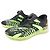 Sneakers Gucci in pelle nero e verde 620337 - vista 3