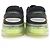 Sneakers Gucci in pelle nero e verde 620337 - vista 5