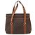 Céline Celine Vintage Macadam Tela e Pelle Marrone - vista 2