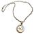 Raffinata collana DOLCE & GABBANA con pendente loggato e piccoli swarovski Argento