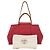 Cabag Hermès Borsa Tote Elan Toile Officier Hermes Rosso - vista 9