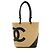 Chanel Cambon Medium Tote Schultertasche Schwarz Beige - Ansicht 2