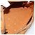 MCM Vicetos Logogram Borsa a Mano in Pelle PVC Marrone Oro Auth gh1634 D'oro - vista 11