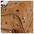 MCM Vicetos Logogram Borsa a Mano in Pelle PVC Marrone Oro Auth gh1634 D'oro - vista 14
