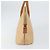 Céline Borsa a mano in tela Macadam CELINE PVC beige oro Auth 168604 D'oro - vista 3