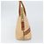 Céline Borsa a mano in tela Macadam CELINE PVC beige oro Auth 168604 D'oro - vista 4